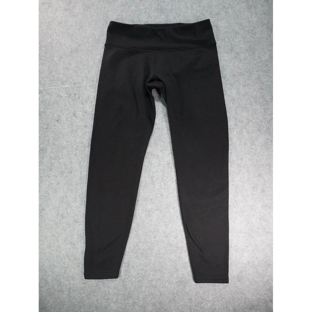 Athleta‎ Leggings Womens Medium Black Zipper Pocket Capri